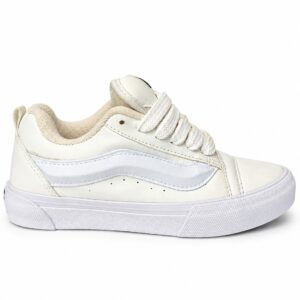 vans knu skool white