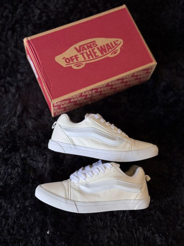 vans knu skool white - Imagen 4