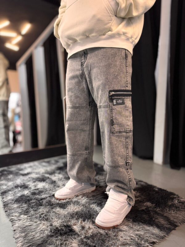 Baggy Cargo Washed Grey – Edición Limitada