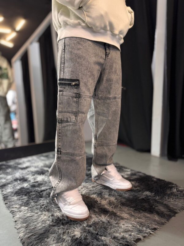 Baggy Cargo Washed Grey – Edición Limitada - Imagen 3